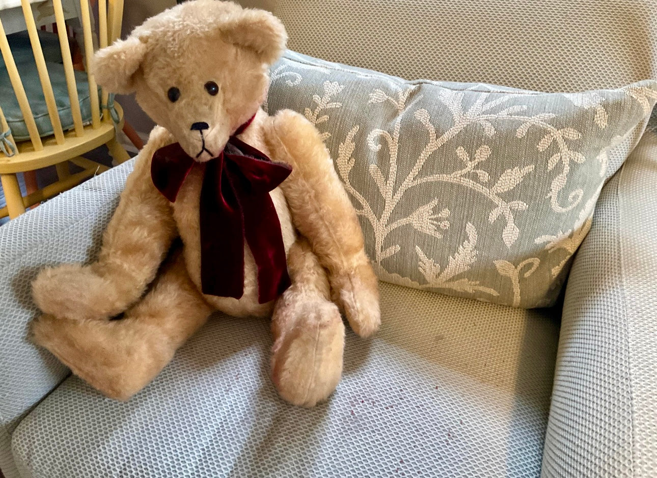 Listón de Seda Terciopelo en Santa Baby de Silk & Pepper