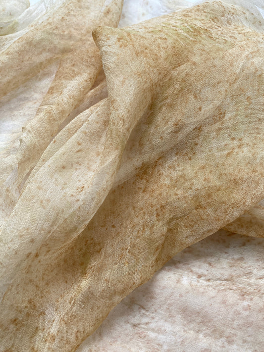 Camino de mesa Botanical Print no. 3 - Tonos tierra Silk & Pepper