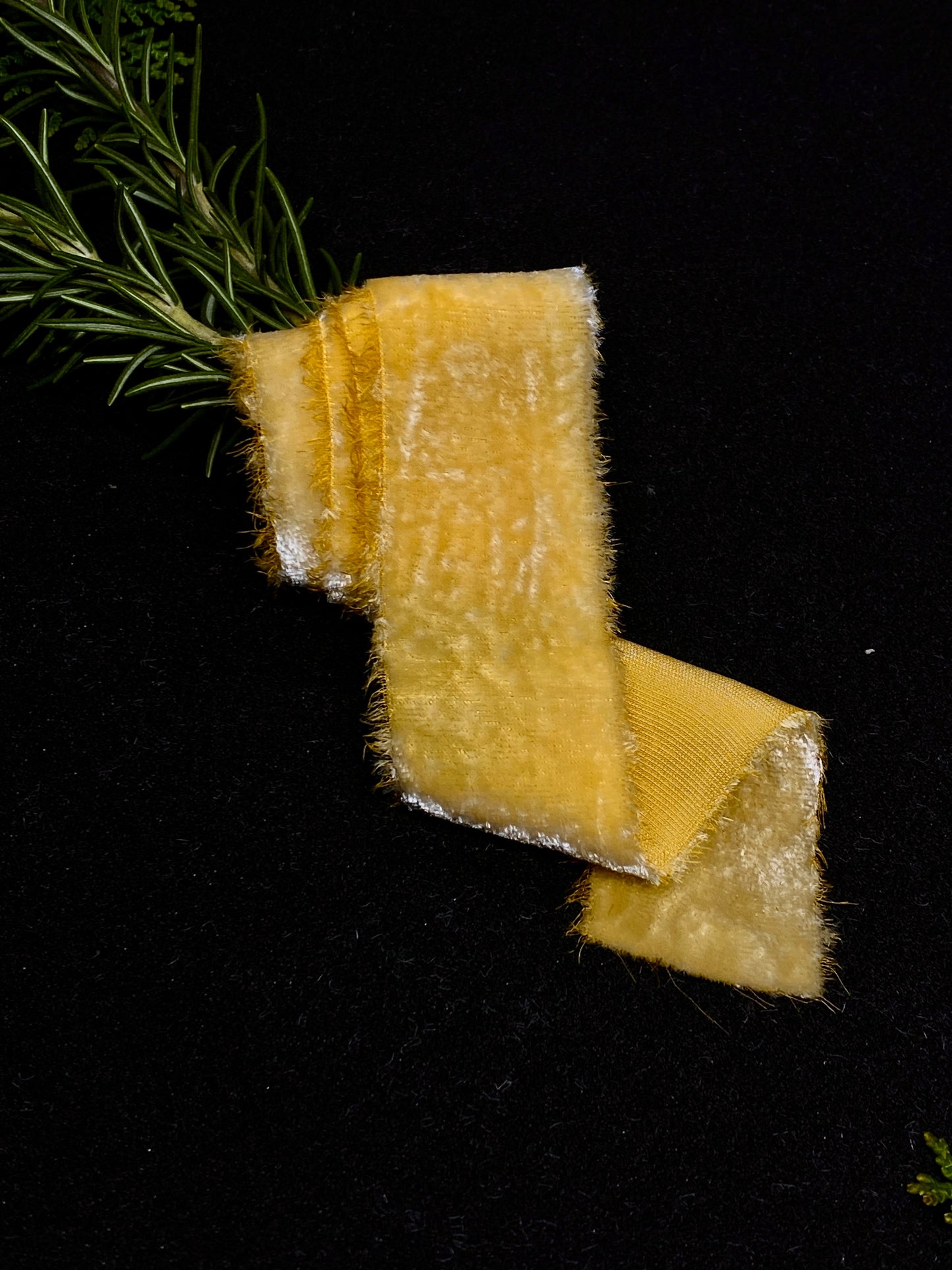 Listón de Seda Terciopelo en Marigold de Silk & Pepper