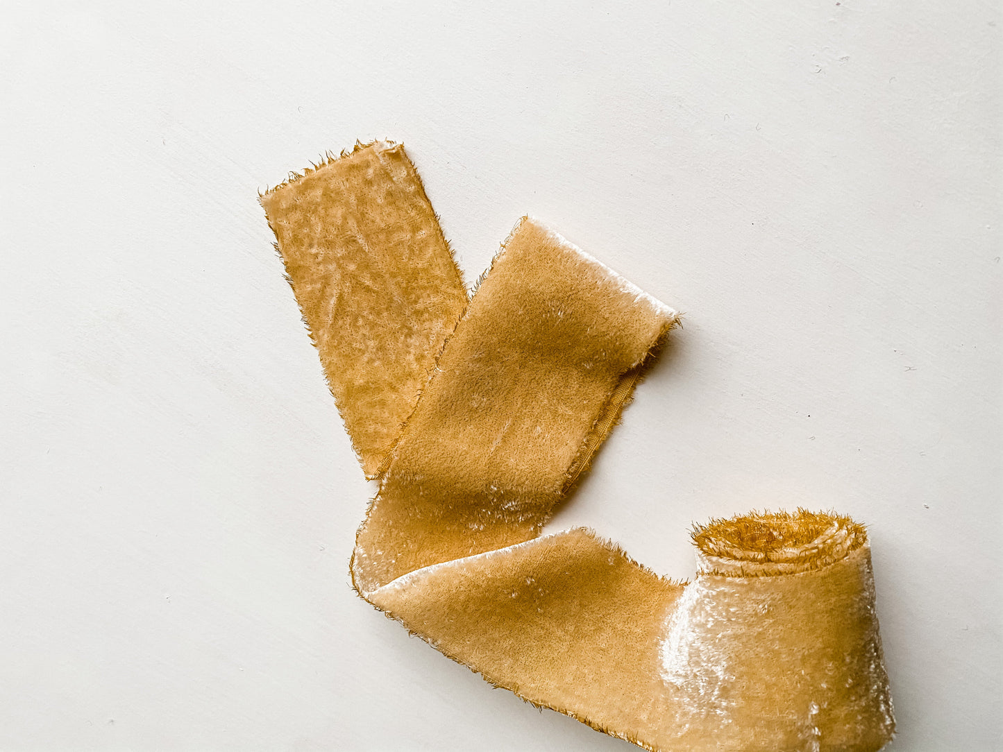 Listón de Seda Terciopelo en Marigold de Silk & Pepper