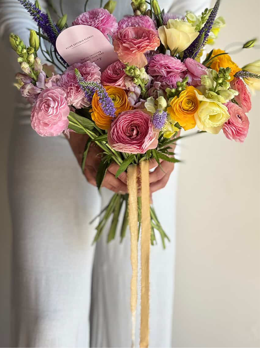 Listón de Seda Terciopelo en Marigold de Silk & Pepper