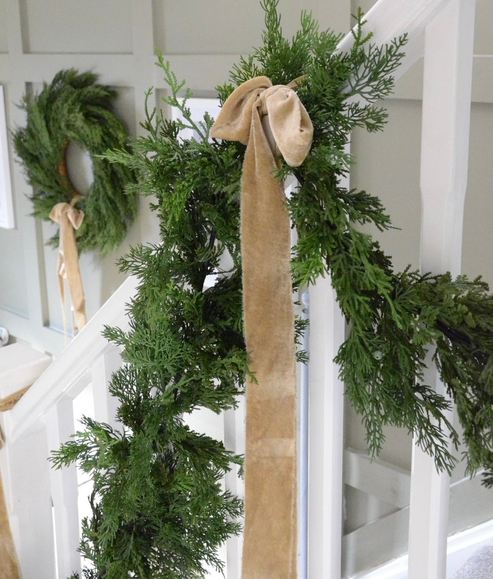 Listón de Seda Terciopelo en color Metallic Tan Silk & Pepper