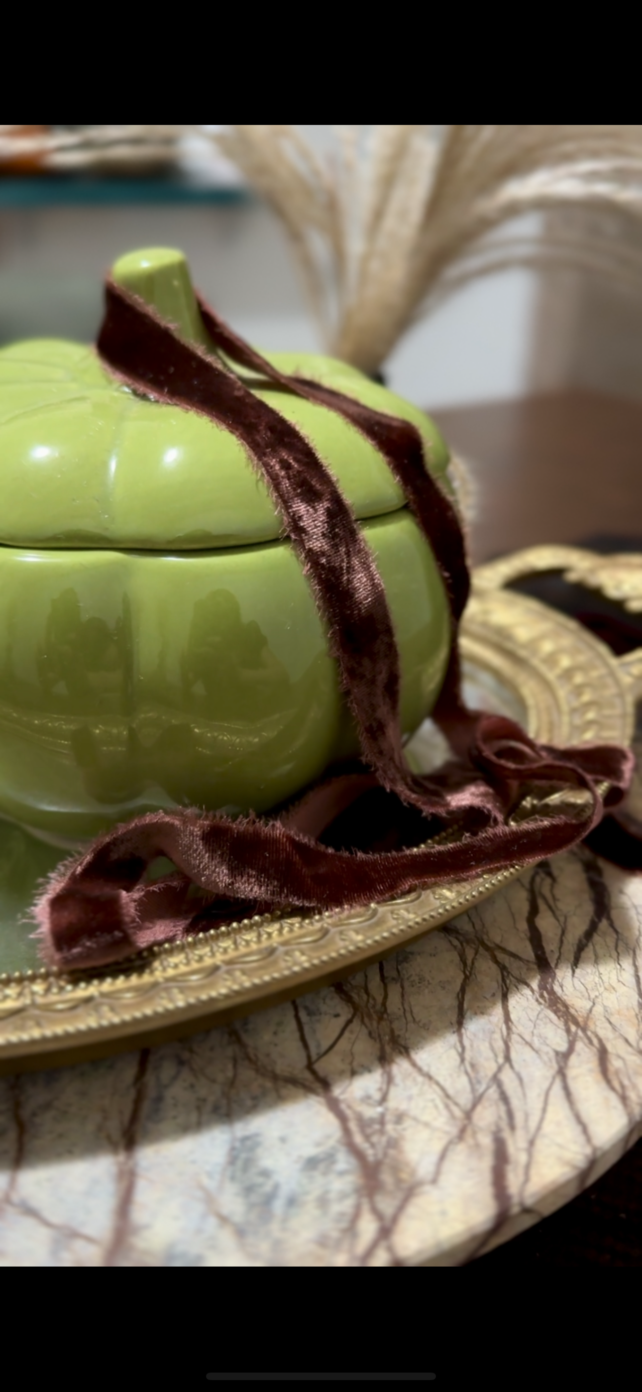 Listón de Seda Terciopelo en color Coffee Wine de Silk & Pepper