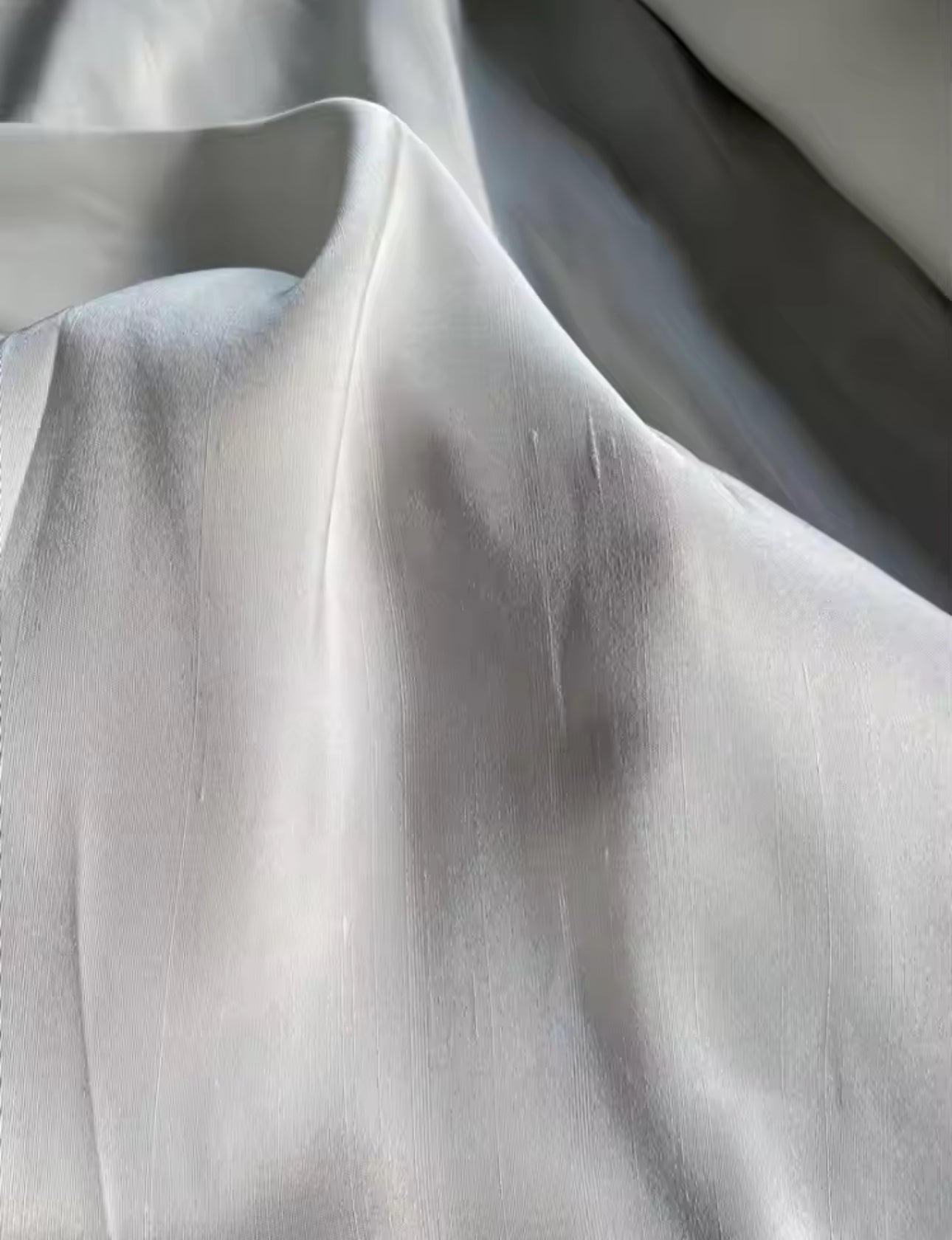 ✨ Seda Dupion 16 m/mBlanco – Textura Natural con Elegancia y Cuerpo por metro