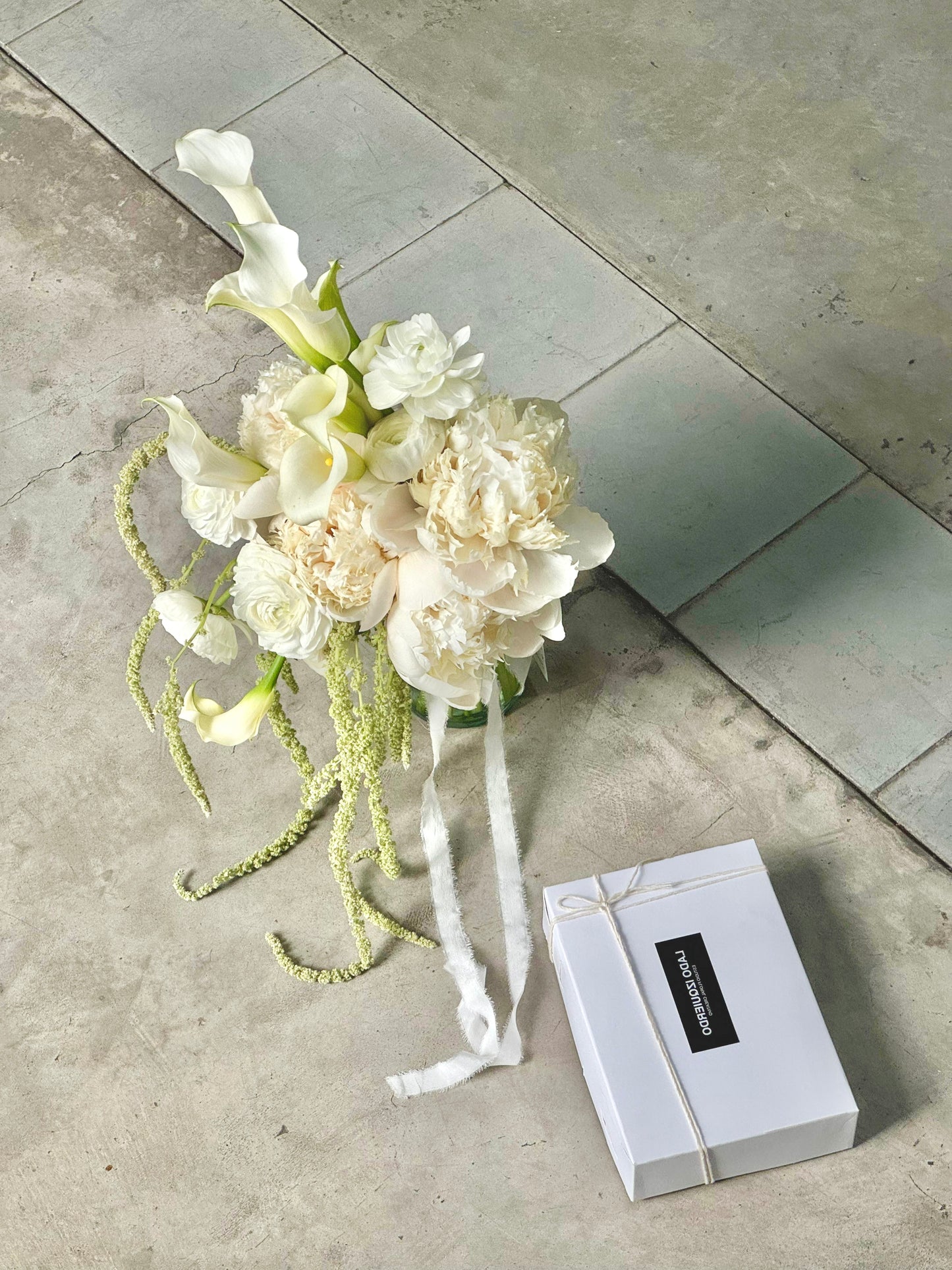 Listón de Seda Lisa Silk & Pepper en tonos Blanco y Negro